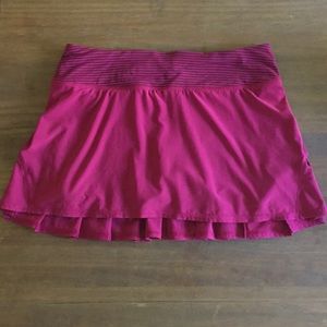 lululemon 'Pace Setter’ Skirt (magenta)